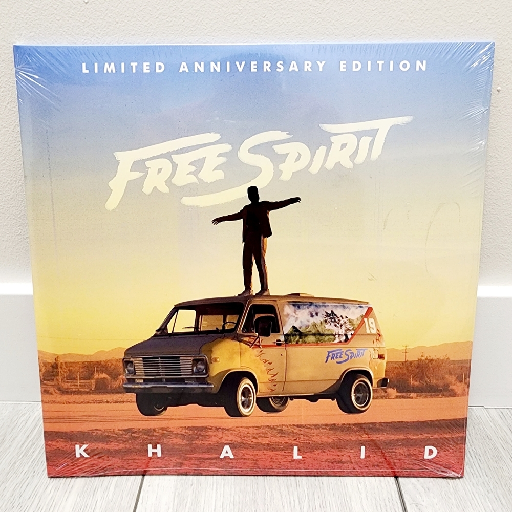 Khalid Free Spirit Limited Anniversary Edition Orange Color Vinyl 2 LP - Picture 1 of 2